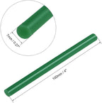 uxcell Mini Hot Glue Sticks for Glue Gun 7mm x 100mm Dark Green 12pcs - Image 2