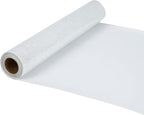 HTV Glitter White Iron on Vinyl 12Inch by 25ft Roll HTV Heat Transfer Vinyl by HTVVETUR