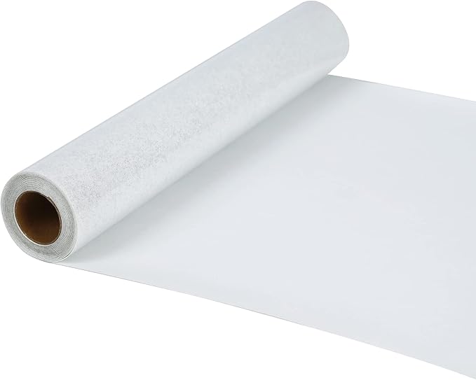 HTV Glitter White Iron on Vinyl 12Inch by 25ft Roll HTV Heat Transfer Vinyl by HTVVETUR