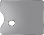 10x14 Inch Natural Grey Tempered Glass Palette, Handy Rectangular Glass Palette by SOMIME