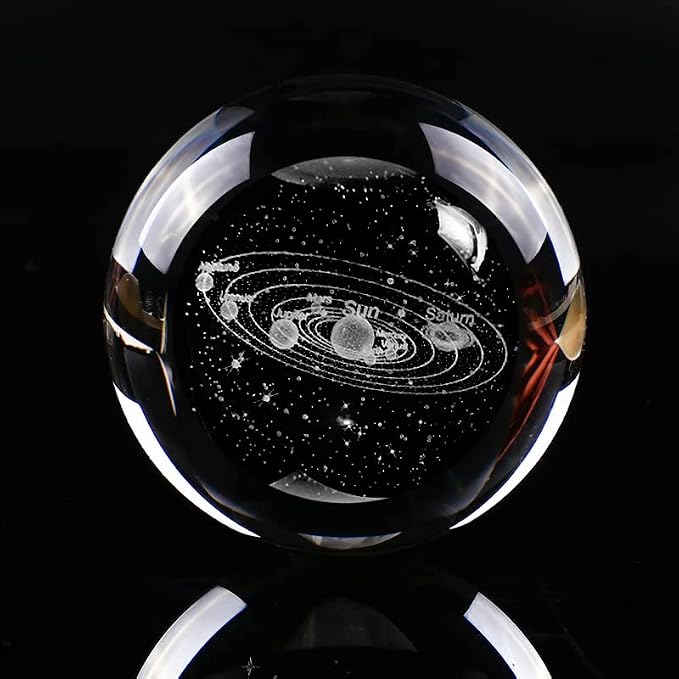3d Crystal Ball Solar System Crystal Ball - Image 4