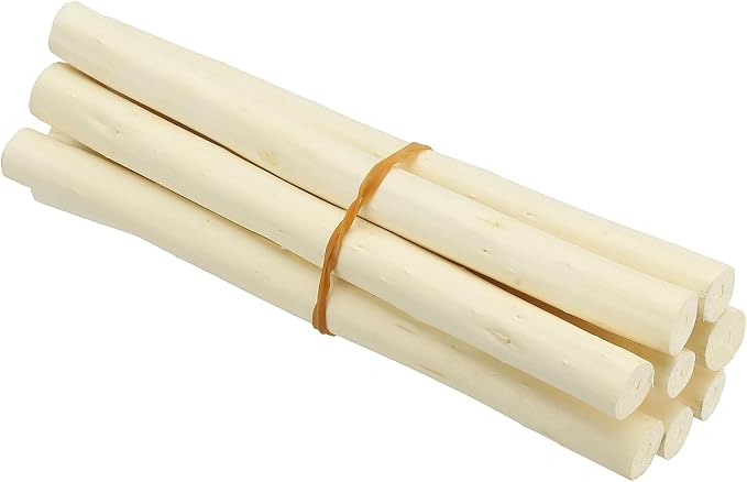 PATIKIL 8 Pcs / 20cm Wood Log Sticks, 0.6-1.2inch in Diameter Natural Driftwood by PATIKIL