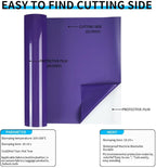 guangyintong Purple Heat Transfer Vinyl HTV Rolls, Glossy Surface HTV Vinyl - Image 3