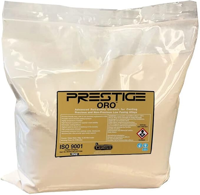 Prestige ORO 5Lb Premium Jewelry Making Casting Powder Lost Wax Investment by RosenthalCollection