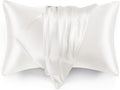 Love's cabin Satin Pillowcase Set of 2 King Size 20x36, Cooling Pillow Covers by Lovescabin