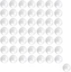 Crafjie 50Pack 2.36Inch Craft Foam Balls White Smooth Polystyrene Foam Ball | by Crafjie
