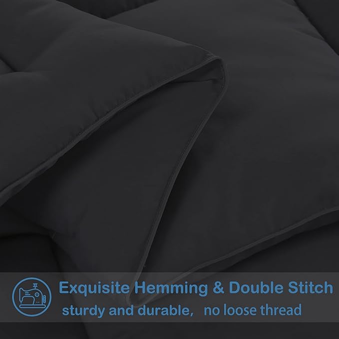 EASELAND King Size Down Alternative Comforter - Image 5