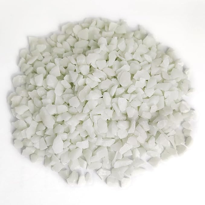 1.3 LB Blue Glow in the Dark Crushed Sand Broken Glass Pieces - Image 2
