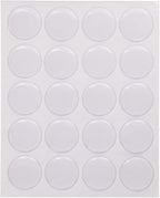 Shapenty 1Inch/25mm Clear Round Epoxy Resin Dome Stickers Circles Dots - Image 2