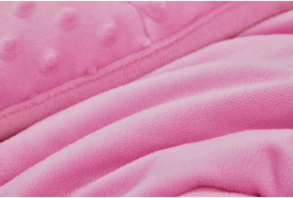 TONGDADA Minky Weighted Blanket | 40''x60'', 7lbs | Cozy and Soft Minky - Image 6