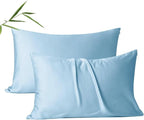 4 Pack Cooling Pillow Cases, Viscose Derived from Bamboo Pillow Protectors by ShunjieHome