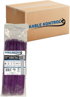 Kable Kontrol Purple Zip Ties 11 Inch 8, 50 Lbs Tensile Strength, Bulk Pack by KABLEKONTROL%C2%AE