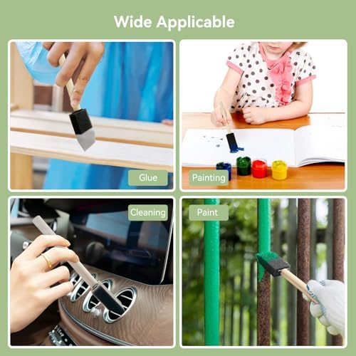 20 Pcs Foam Paint Brushes, Foam Brushes - Image 5
