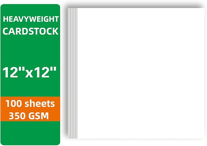 100 Sheets White Cardstock Thick Paper - Image 2