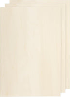 MECCANIXITY 3pcs Basswood Sheets 8 x 11.7 x 3/16 Inch Unfinished Wood Boards by MECCANIXITY