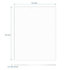 KAITELA 4 Pack Clear Acrylic Sheet 1/4" Thick, Display Cases, Laser Cutting - Image 3
