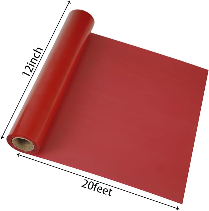 Guangyintong Red Puff Heat Transfer Vinyl HTV Rolls - Image 3
