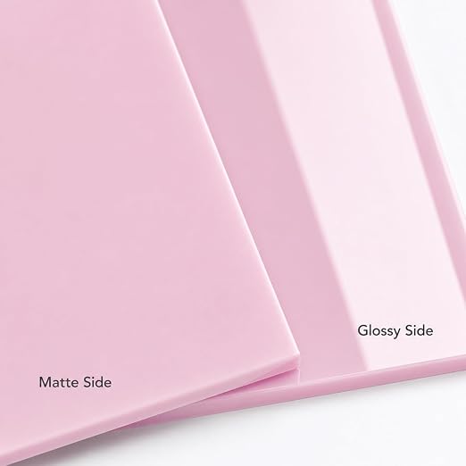 Pastel Cast Acrylic Sheets 12x12 1/8" | Dual finish matte & glossy cast - Image 2