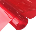 30x135cm Transparent PVC Vinyl, 0.4mm Neon Solid Color Waterproof Fabric Super - Image 2
