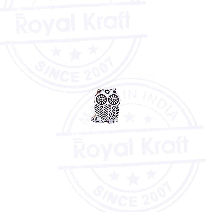 Royal Kraft Wooden Stamps DIY Fabric, Henna Printing Blocks THDtag005 - Image 2