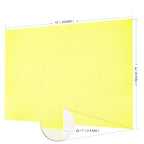 6 PCS Transparent Fluorescent Green Cast Acrylic Sheets 8" x 12" x 0.118" - Image 4