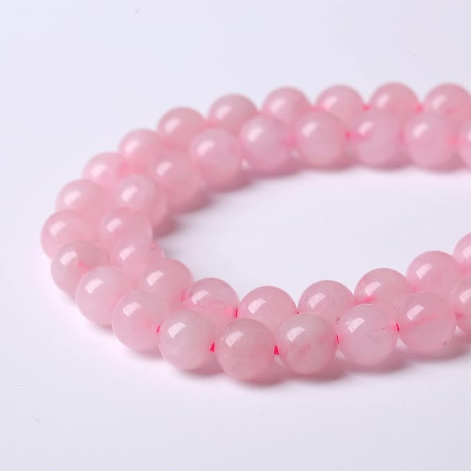 Rose Pink Quartz Beads - Image 4