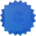 8 Pack Pre-Painted Colored Plywood Sheets, DIY Crafts, Models Making by Creatorally