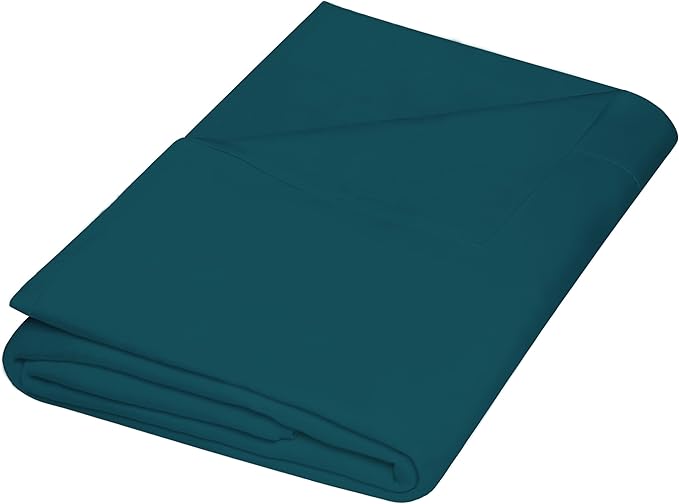 ZPECC Queen Flat Sheet Only 1 Pack, Durable Teal Top Bed Sheets Hypoallergenic by ZPECC-ABrandThatHasBeenFocusedOnBabyProductsFor18Years