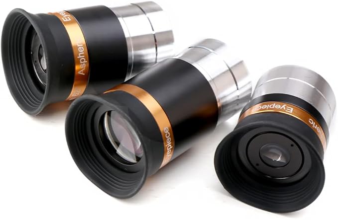 1.25-Inch Telescope Aspheric Eyepiece Set, 4mm 10mm 23mm | Multi-focal eyepiece - Image 3