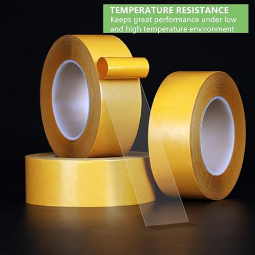 Ultra-Thin Clear Double Sided Tape Heavy Duty 2 Inch x 82 Feet Strong Clear Two - Image 6