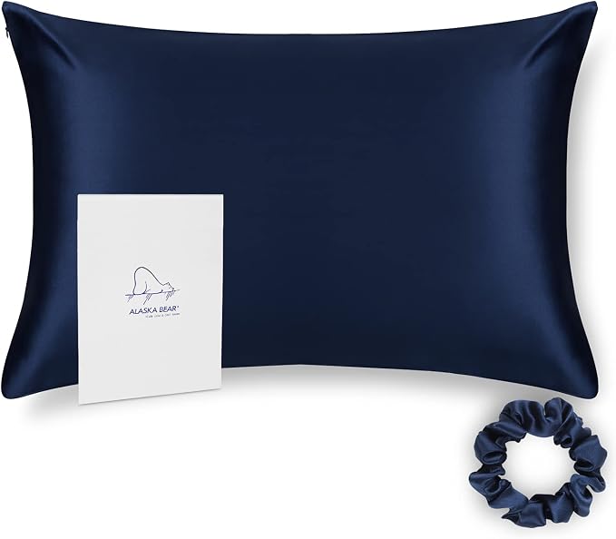 ALASKA BEAR Silk Pillowcase Queen Size Gift Set by ALASKABEAR