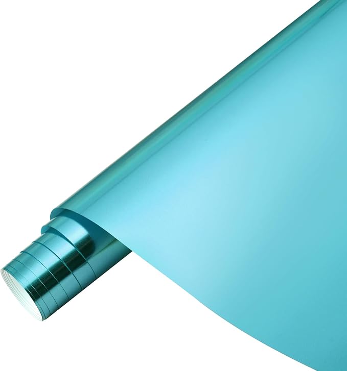 Tintnut Navy Blue Holographic HTV Vinyl Roll, easy cut & weed, stretch washable by Tintnut