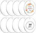 4Inch Clear Acrylic Ornament Circles Blanks by XWAIO
