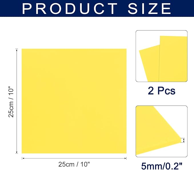 MECCANIXITY Foam Sheets Crafts 10x10 Inch 5mm EVA Craft Foam Paper Foam Sheets - Image 2