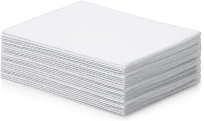15Pcs White Stiff Felt Fabric Sheets, by DIVINA+VITAE