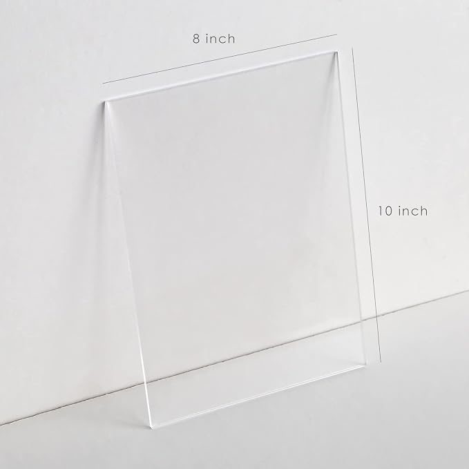 Product image UNIQOOO 10 Pack Frosted Blank Acrylic Sign Wedding Table Numbers - Image 7