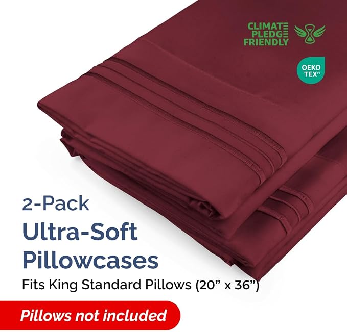 King Standard Pillow Cases Set of 2 - Image 2