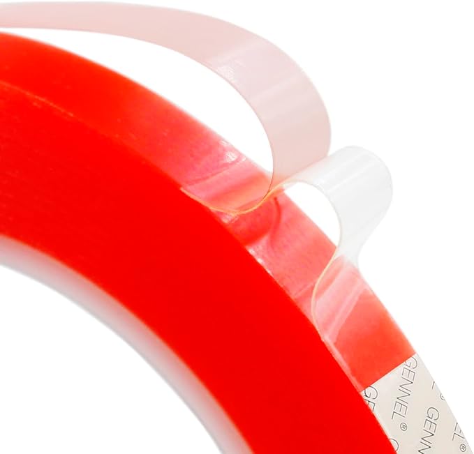 4pcs Clear Double Sided Adhesive Tape | 4 Rolls Multi-Size Acrylic Tape - Image 2
