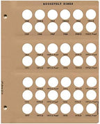 Dansco US Roosevelt Dime Coin Album - Image 4
