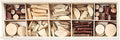Natural Wood Craft Kit Tiny Unfinished Wooden Slices Assorted Shape Wood Pieces by GSHLLO