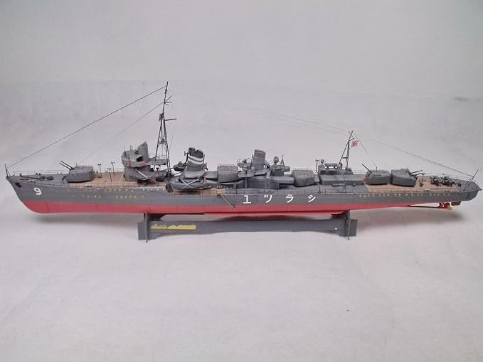 NZPOST 1:200 Scale Japan IJN Shiratsuyu Destroyer Ship Handcraft Paper Model Kit - Image 8