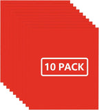 FUNKAKA Red HTV Heat Transfer Vinyl Bundle, 10 Sheets Sticky HTV Vinyl by FUNKAKA