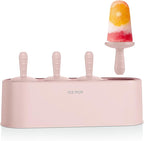 Popsicle Mold Set 4 Pieces Homemade Silicone Popsicle Maker Easy Release Ice by WYOK