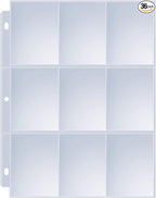 Sooez 9 Pocket Page Protectors, Trading Card Sleeves by Sooez