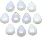 Fashewelry Natural Teardrop Flat Back Cabochons Beads by FASHEWELRY