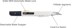 Utility Knife, DAT Series-X Portable Box Cutter, Fine Point Arts and Crafts - Image 3