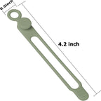 16Pcs Silicone Cable Ties Cord Organizer - Image 2
