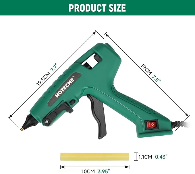 Hoteche 60W Hot Glue Gun Fast Preheating Glue Gun - Image 2