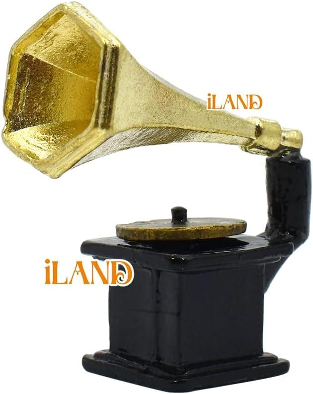 iLAND Miniature Dollhouse Accessories on 1:12 Scale, Grandfather Wall Clock and - Image 3