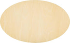 Unfinished Wood Oval Slices for Crafts, 150 * 100 * 2mm by SPKESE